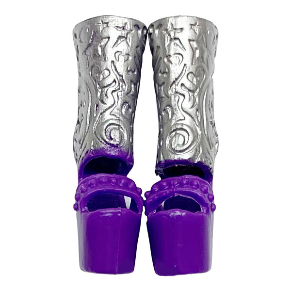 Novi Stars Una Verse Orbit Beach Doll Replacement Purple & Silver Shoes