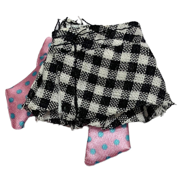 Novi Stars Mae Tallick Doll Outfit Replacement Black & White Skirt With Pink Bow