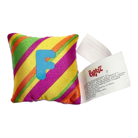 Bratz Sweet Dreamz Pajama Party Felicia Doll Replacement Striped "F" Pillow Part