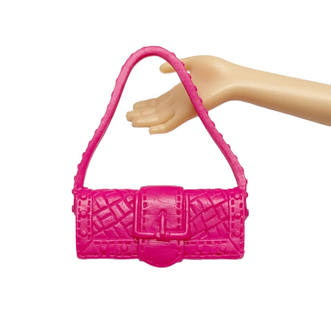 Mattel Barbie Replacement Doll Size Pink Small Purse Accessory