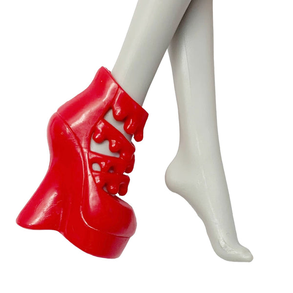 Monster High Love's Not Dead Ghoulia Yelps Doll Replacement Red Right Shoe