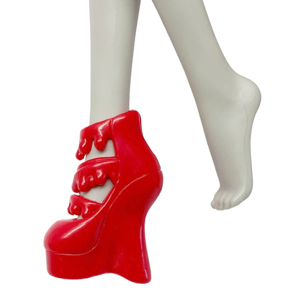 Monster High Love's Not Dead Ghoulia Yelps Doll Replacement Red Right Shoe