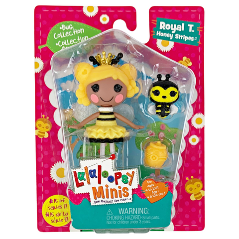 Mini Lalaloopsy Royal T. Honey Stripes #15 Series 17 Bee Bumblebee Doll