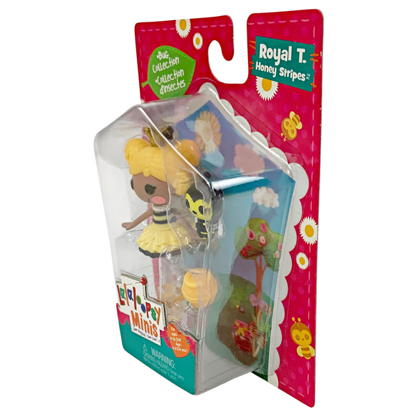 Mini Lalaloopsy Royal T. Honey Stripes #15 Series 17 Bee Bumblebee Doll