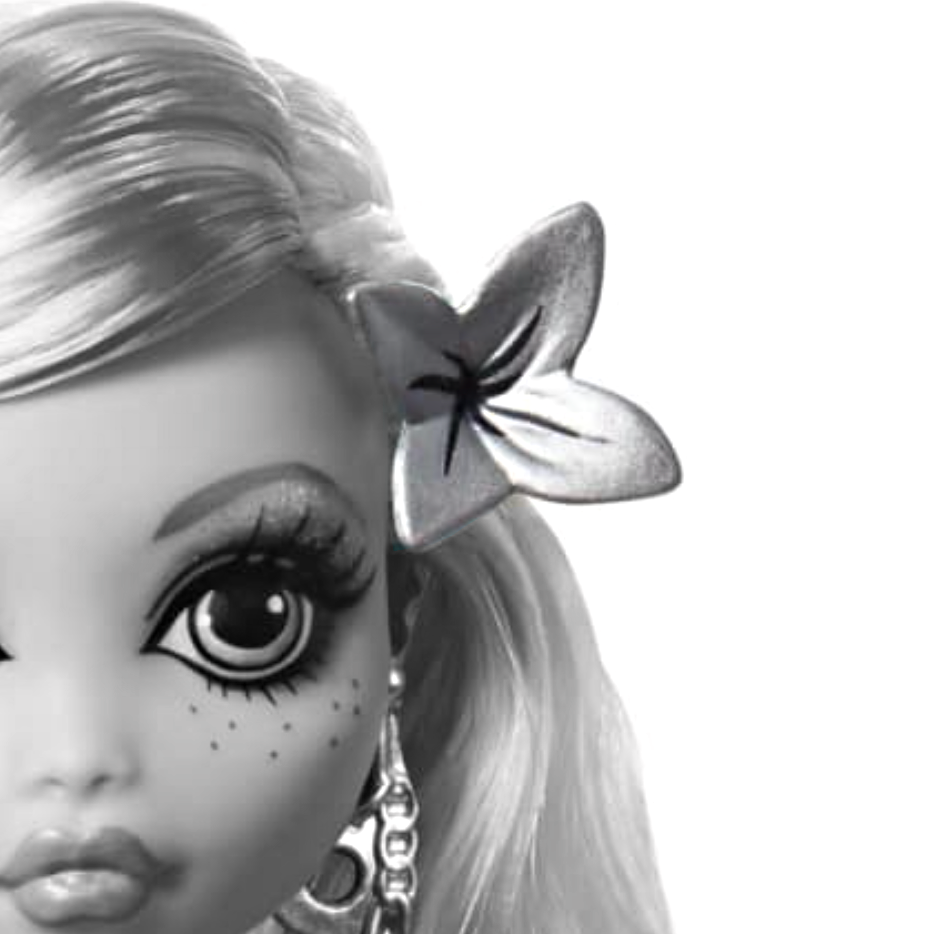 Monster High Reel Drama Lagoona Blue Doll Replacement Silver
