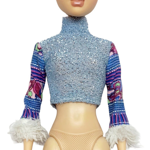 Mattel My Scene Barbie Year Of Style Winter Rocks Doll Replacement Blue Shirt