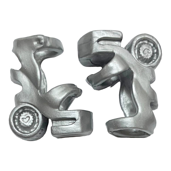 Novi Stars Mae Tallick Oribit Beach Alien Doll Replacement Shoes Silver Skates