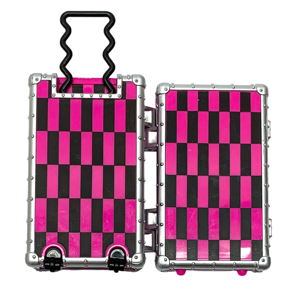L.O.L. Surprise O.M.G. Remix 4-in-1 Plane Playset Pink & Black Luggage Suitcase