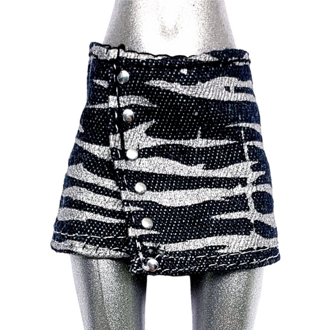 Monster High Toralei Doll Maul Session Fashion Pack Outfit Replacement Black & Silver Skirt