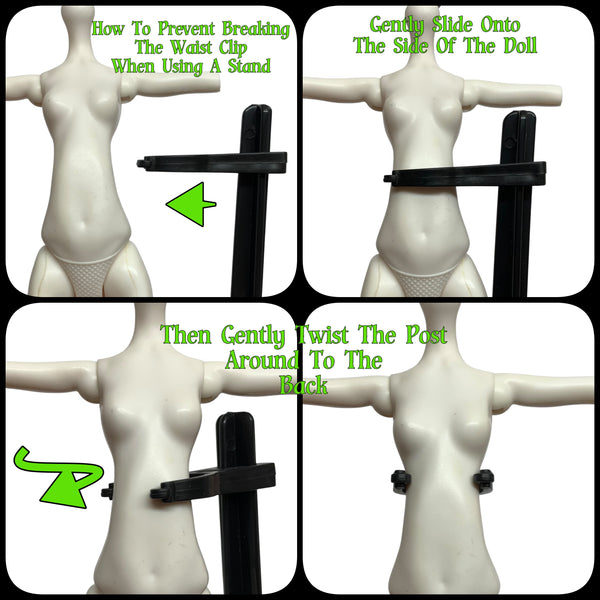 Monster High 1st Wave First Original Frankie Stein Doll Replacement Silver Stand Set