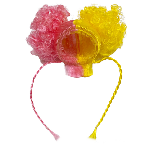 Novi Stars Cici Thru Stellar Skinz Clear Alien Doll Pink & Yellow Wig Part