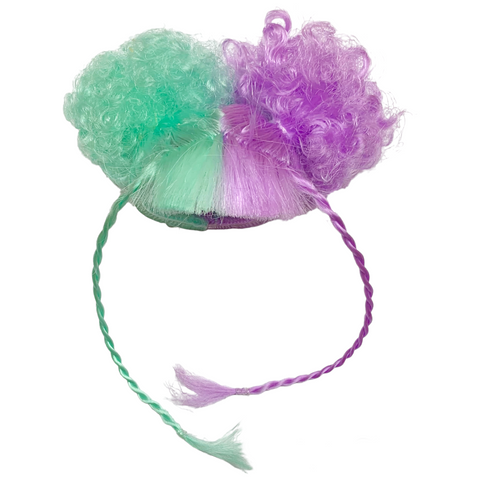 Novi Stars Gail Lexi Stellar Skinz Clear Alien Doll Purple Curly Wig Part