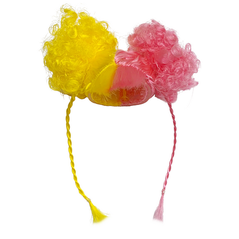 Novi Stars Cici Thru Stellar Skinz Clear Alien Doll Pink & Yellow Wig Part