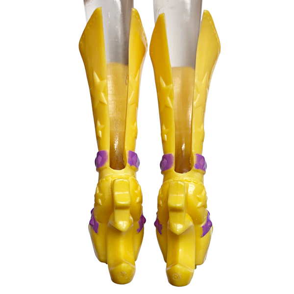 Equestria Girls Trixie Lulamoon Rainbow Rocks Doll Replacement Shoes Yellow & Purple Boots