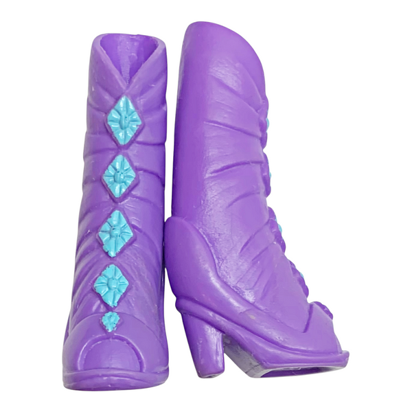 Equestria Girls Rarity Doll Replacement Purple & Blue Diamond Peg Boots (For Peg-Style Legs) (Copy)