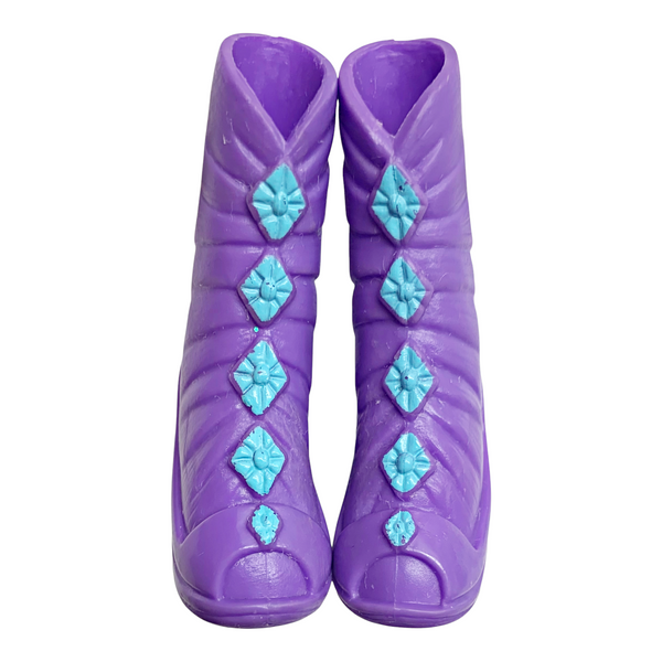 Equestria Girls Rarity Doll Replacement Purple & Blue Diamond Peg Boots (For Peg-Style Legs) (Copy)