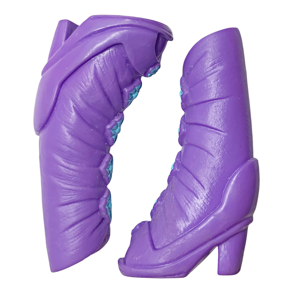 Equestria Girls Rarity Doll Replacement Purple & Blue Diamond Peg Boots (For Peg-Style Legs) (Copy)