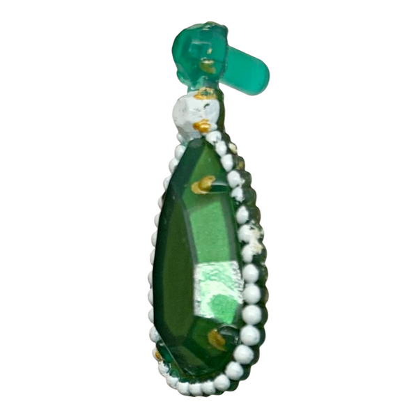 Rainbow High Jewel Richie Doll Replacement Gold & Green Gem Earring Part (#1175)