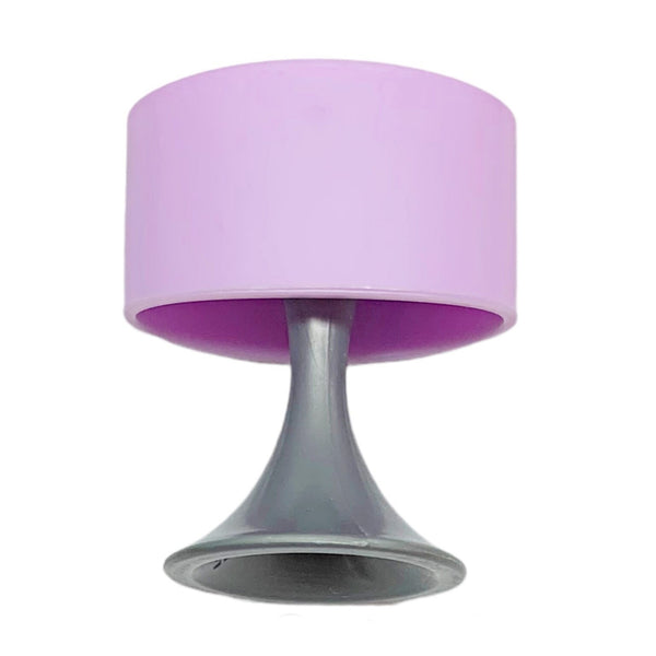 Mattel Barbie Doll Size 2008 Dreamhouse Purple & Silver Lamp Diorama Light Part