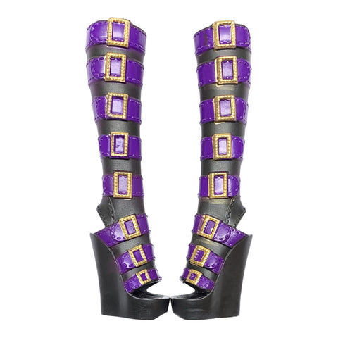 Monster High 17" Clawdeen Wolf Frightfully Tall Doll Replacement Tall Purple Shoes