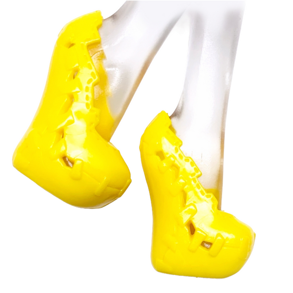 Monster High Frankie Stein Day To Night Fashion Doll Replacement Yellow Shoes