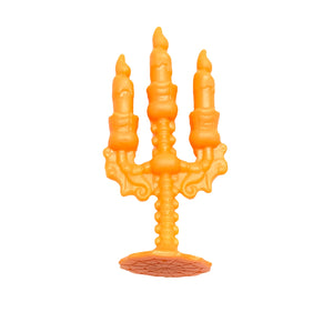 Monster High Catacombs Playset Replacement Orange Small Hand Held Style Candelabra Part