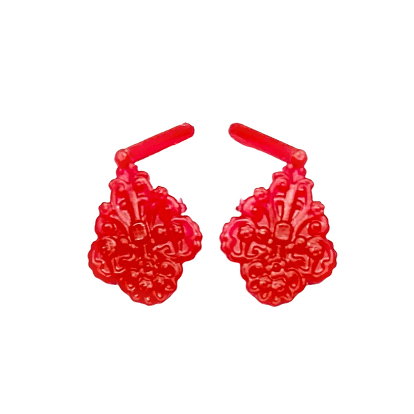 Ever After High Royally Ever After Apple White Doll Replacement Red Earrings