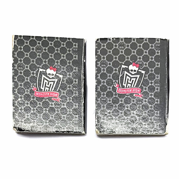 Monster High Doll Size Decomposition Notebooks Set Of 2x Black Books