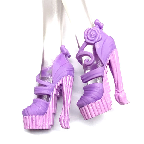 Monster High Scaris Catrine DeMew Doll Replacement Purple & Pink Shoes