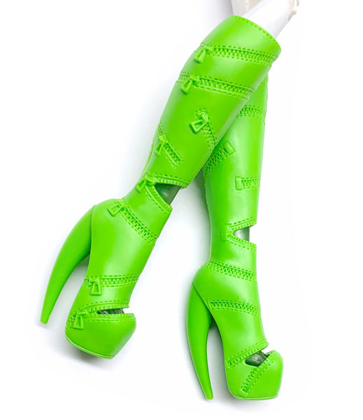 Monster High Clawdeen Wolf Basic Release Doll Replacement Tall Green Boots