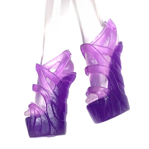 Monster High Clawdeen Wolf Skull Shores Doll Replacement Purple Shoes