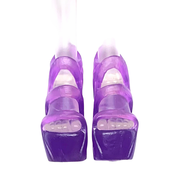 Monster High Clawdeen Wolf Skull Shores Doll Replacement Purple Shoes