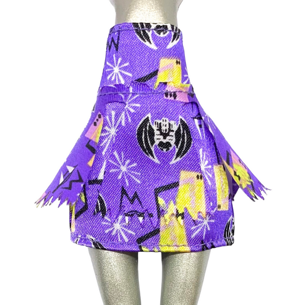 Monster High Ghouls Getaway Elissabat Doll Outfit Replacement Purple Skirt