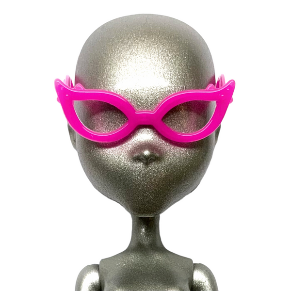 Pink Cat Eye Style Glasses Fits Monster High Dolls Standard Size G1 Dolls