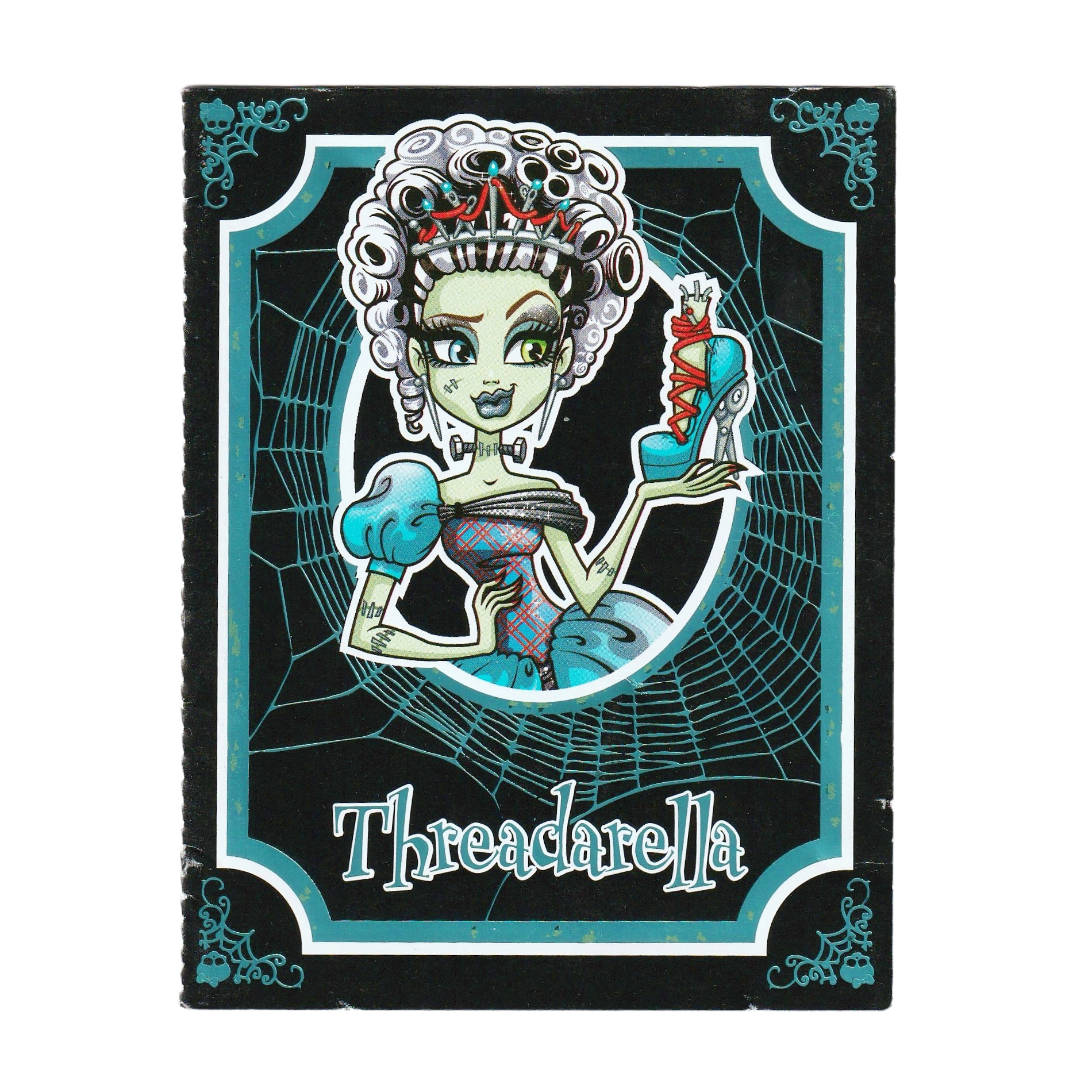 Monster High Scary Tales Scarily Ever After Threadarella Frankie Replacement Booklet