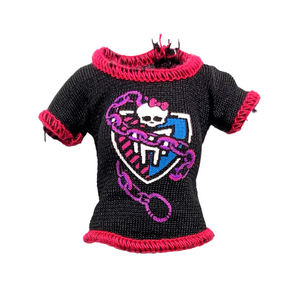 Monster High Ghoul Spirit Spectra Vondergeist Doll Outfit Replacement Black Shirt