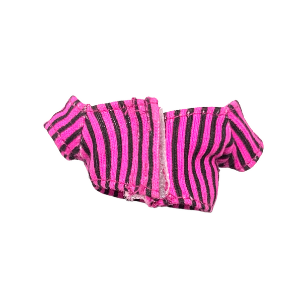 Monster High Gloom Beach Clawdeen Wolf Doll Outfit Replacement Pink Crop Top Shirt