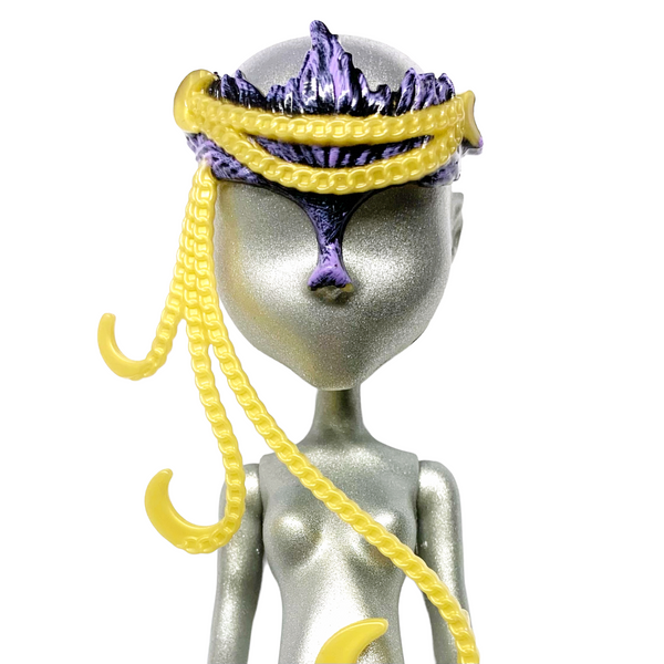 Monster High Ghouls Rule Clawdeen Wolf Doll Replacement Purple & Gold Masquerade Mask