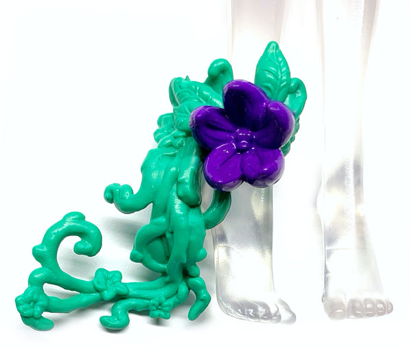 Monster High Gloom & Bloom Amanita Nightshade Doll Replacement Right Leg Flower Vine