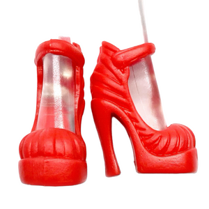 Monster High Basic Frankie Stein Doll Replacement Solid Red Original Style Shoes