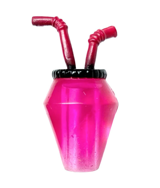 Monster High Day At The Maul Draculaura Doll Replacement Pink Drink Cup