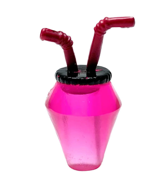 Monster High Day At The Maul Draculaura Doll Replacement Pink Drink Cup