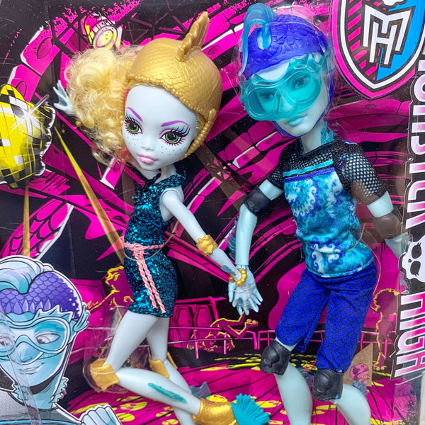 Monster High Lagoona Blue & Gillington "Gil" Webber Wheel Love Dolls 2 Pack