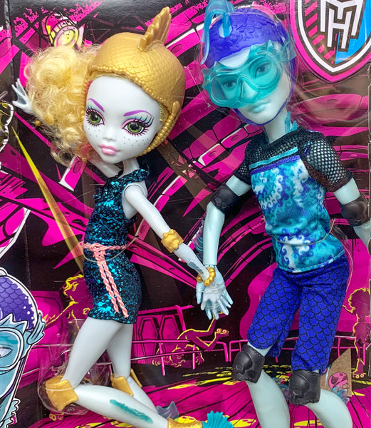 Monster High Lagoona Blue & Gillington "Gil" Webber Wheel Love Dolls 2 Pack