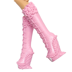 Monster High Frights Camera Action Viperine Gorgon Doll Replacement Pink Shoes