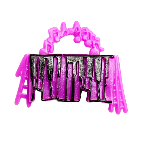 Monster High Scaritage Operetta Doll Replacement Purple Piano Key Style Purse