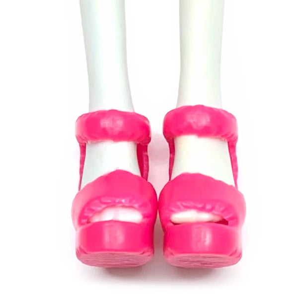 Pink Doll Shoes Fits Ever After High Pixie Size Dolls