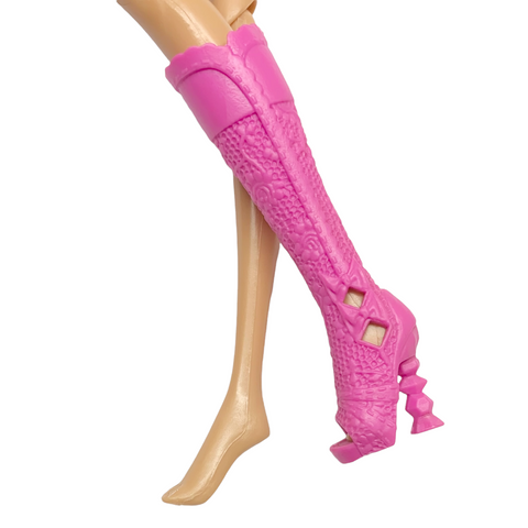 Winx Club Flora City Style Doll Replacement Left Single Shoe Tall Pink Boot