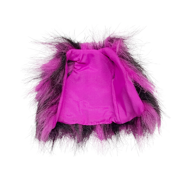 Monster High G3 Clawdeen Wolf Doll Replacement Purple & Black Faux Fur Vest Jacket