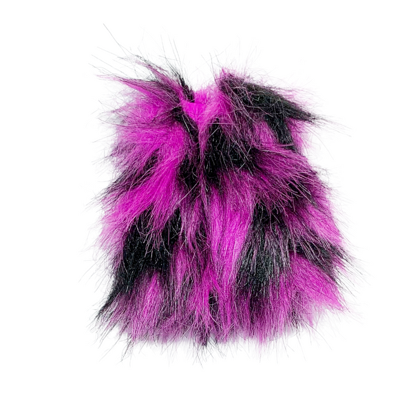 Monster High G3 Clawdeen Wolf Doll Replacement Purple & Black Faux Fur Vest Jacket
